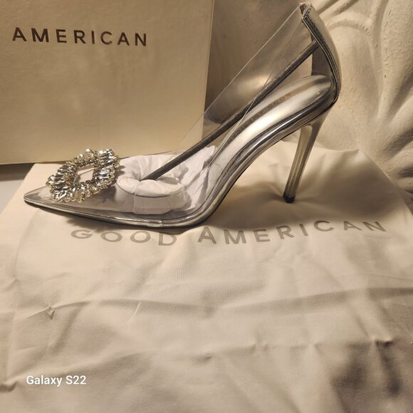 NEW CINDER-F*CKING-RELLA PUMP CLEAR Heels. NIB. Various - Picture 2 of 9